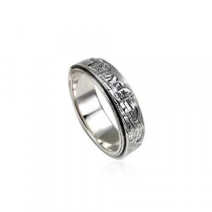 Sterling Silver Ring with Ancient Jerusalem by Rafael Jewelry Rafael Jewelry