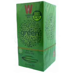 Wissotzky Tea – Classic Chinese Green Tea (25 1.5g Packets) Garde-Manger Israélien