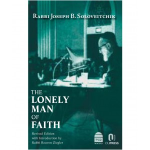 Lonely Man of Faith – Rabbi Joseph B. Soloveitchik (Hardcover) Livres