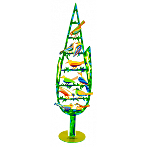 David Gerstein Cypress Tree Birds Sculpture Décorations d'Intérieur