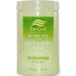 455 gr. Refreshing Foot & Body Soak  Dead Sea Cosmetics