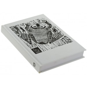 Bound Notebook with Rudi Lehmann Block Print Frog Stationery