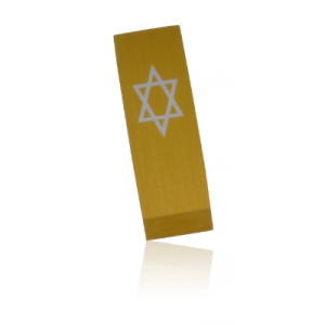 Gold Star of David Car Mezuzah by Adi Sidler Adi Sidler