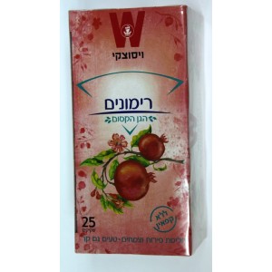 Wissotzky Pomegranate Tea (25 Bags) (100gr)