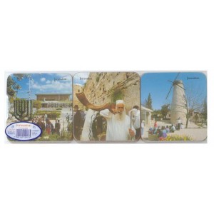 Jerusalem Wooden Coasters Jewish Souvenirs