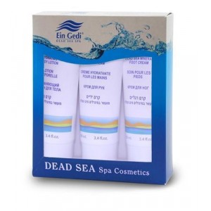 Dead Sea Foot Cream, Hand Cream & Lotion Set (100ml x 3 items) Soin du Corps