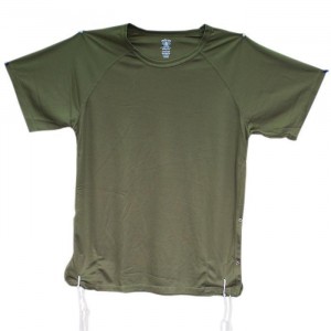 Dry Fit Tzitzit T-shirt in Olive Green Tsitsit