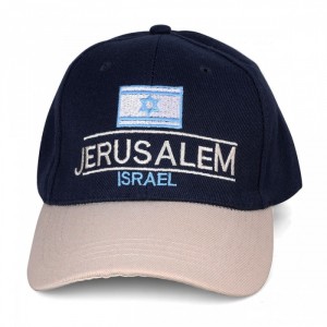 Jerusalem Baseball Cap with Israeli Flag Baseball Caps