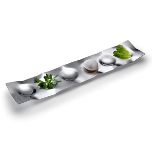 Laura Cowan Seder Plate in Anodized Aluminum Plateaux de Seder