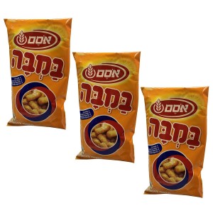 Three-Pack of Osem Bamba (Israel's Number 1 Snack) Nourriture Israélienne Casher