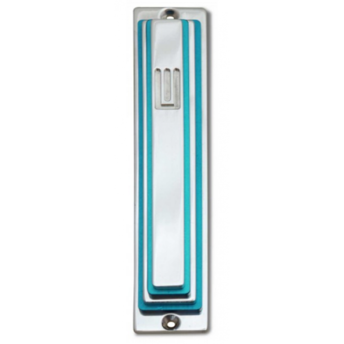 Mezuzah in Anodized Aluminum Two Colors by Nadav Art
