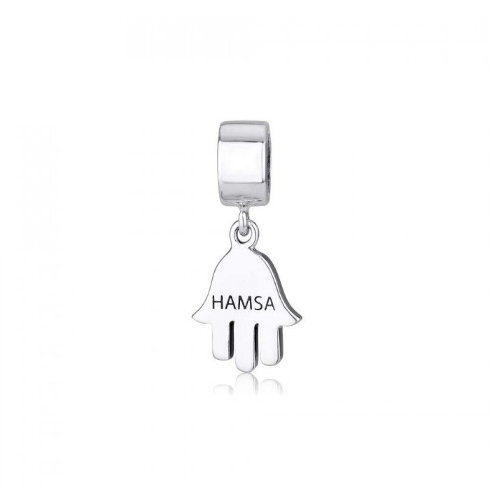 Hamsa Charm in Sterling Silver