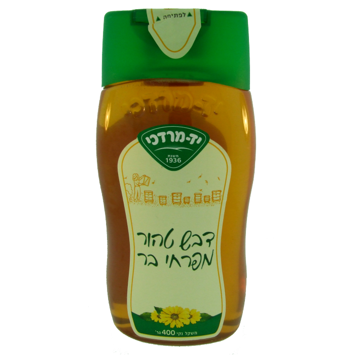 Israeli Made Yad Mordechai Honey in Squeezable Bottle (400g)