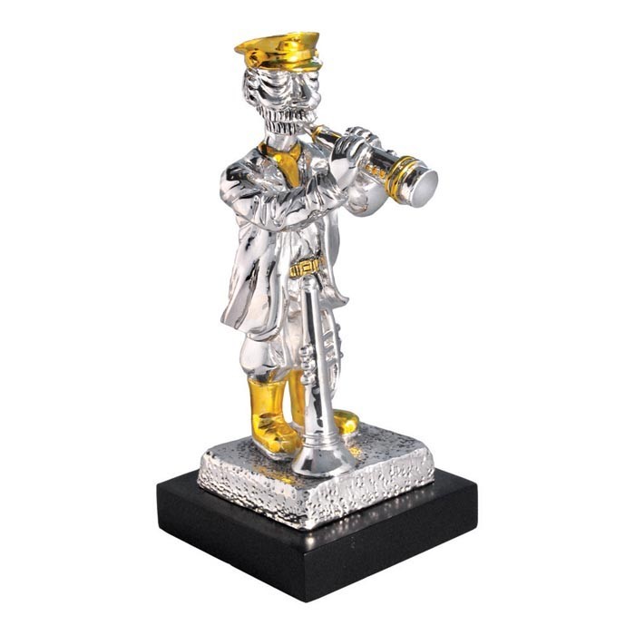 Sterling Silver Medium Clarinet Player Figurine