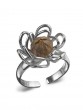 Blessing Flower Ring in Sterling Silver