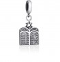 Ten Commandments Tablets Charm in Sterling Silver