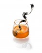 Honey Dish in Stainless Steel & Glass with Honey Dipper Laura Cowan
