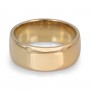 14K Gold Jerusalem-Made Traditional Jewish Wedding Ring With Comfort Edge (8 mm)