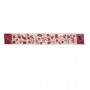 Yair Emanuel Hand Embroidered Atara with Red Floral Pattern and Birds