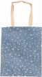 Simple Blue and White Pomegranate Bag with Two Sides by Yair Emanuel