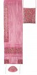 Pink Pomegranate Yair Emanuel Raw Silk Tallit with Matching Bag and Kippa