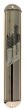Metal Mezuzah with Tower of David and Modern Hebrew Letter Shin