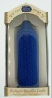 Blue Waffle Style Havdalah Candle with Pillar Design by Galilee Style Candles