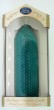 Turquoise Wax Waffle Pillar Style Havdalah Candle by Galilee Style Candles