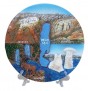 Decorative Plate with Dead Sea Sites