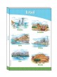 Hardcover Notebook with Landmarks in Israel and Polka Dot Border