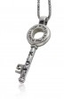 Key Charm Pendant with Jacob's Blessing & the Divine Name of Hashem