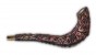 Ram Horn Shofar with Textured Leather Coating