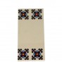 Blank Tile with Decorative Floral Pattern