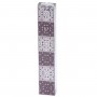 Dorit Judaica Mezuzah Case with Purple and White Floral Design and Shin