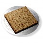 Stainless Steel Matzah Plate with Hebrew Blessing by Laura Cowan