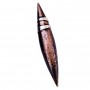 Laura Cowan Copper Orb Mezuzah With Aged Finish and Sterling Silver Rings