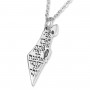 Map of Israel Necklace Sterling Silver with Genesis Quote